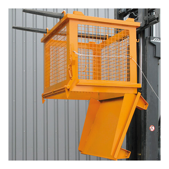 Florian Eichinger Gitterbehälter 500 kg 1000 Liter reinorange