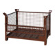 Florian Eichinger Gitterbox-Stapelpalette 2000 kg 1000 x 800 x 750 mm schokoladenbraun