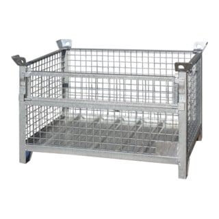 Florian Eichinger Gitterbox-Stapelpalette 2000 kg 1200 x 800 x 750 mm feuerverzinkt