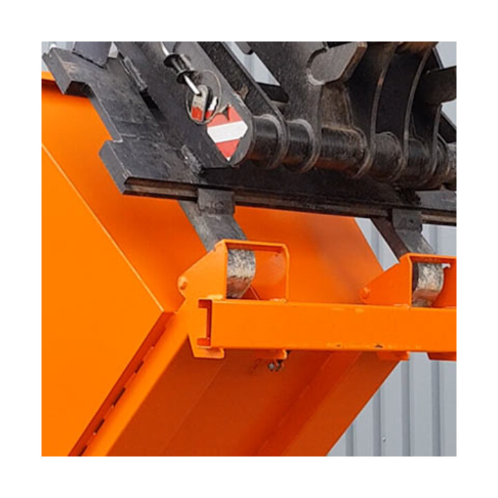 Florian Eichinger Kippbehälter 1500 kg 1000 Liter reinorange