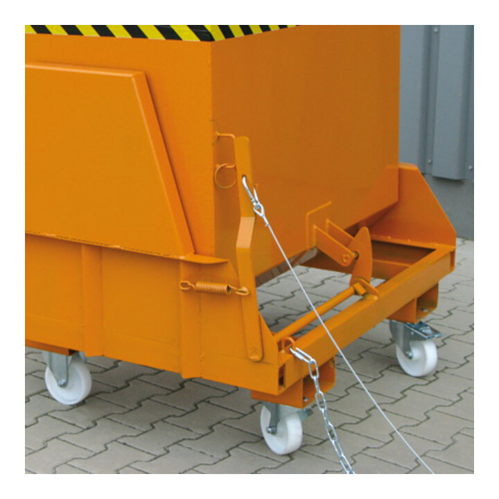 Florian Eichinger Kippbehälter 2500 kg 1250 Liter reinorange