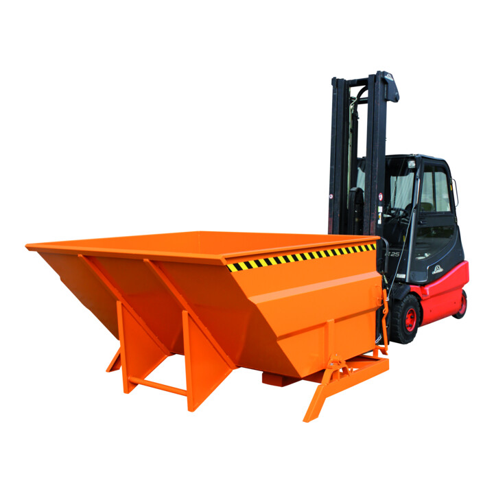 Florian Eichinger Kippbehälter 2500 kg 3000 Liter reinorange