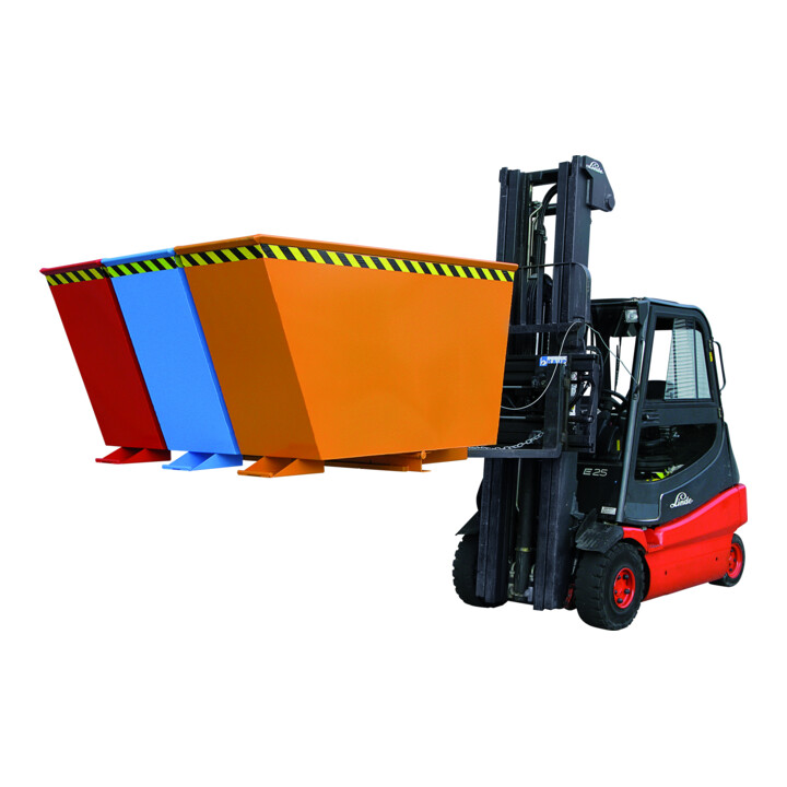 Florian Eichinger Kippbehälter Sortiersystem 2in1 2x900 Liter RAL 2004 RAL 5010