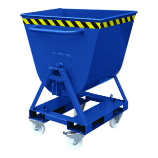 Florian Eichinger Kippmulde 2-seitig kippbar 500 kg 300 Liter enzianblau