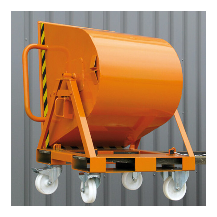 Florian Eichinger Kippmulde 2-seitig kippbar 500 kg 600 Liter enzianblau