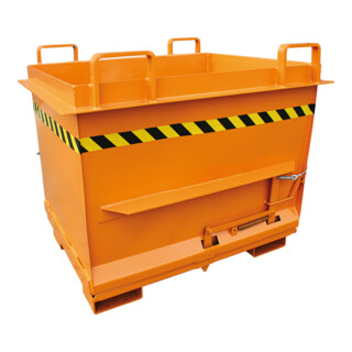 Florian Eichinger Klappbodenbehälter 1500 kg 750 Liter reinorange