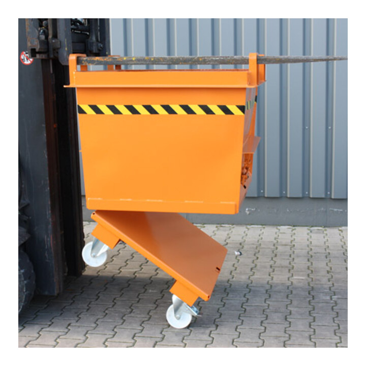 Florian Eichinger Klappbodenbehälter 2000 kg 1000 Liter reinorange