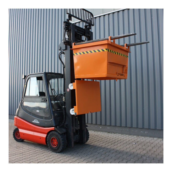 Florian Eichinger Klappbodenbehälter 2000 kg 1000 Liter reinorange