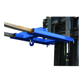 Florian Eichinger Lasthaken Stapler-Aufsatz 2 Zinken 5000 kg enzianblau