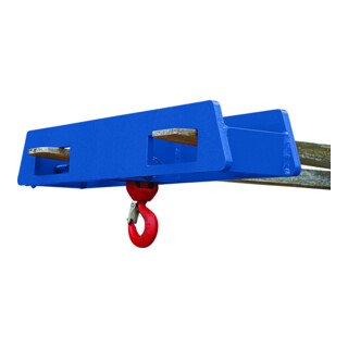 Florian Eichinger Lasthaken Stapler-Aufsatz 2500 kg enzianblau