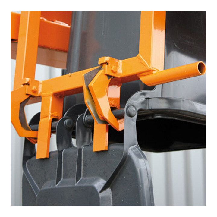 Florian Eichinger Mülltonnenkipper 600 kg 240 Liter reinorange
