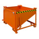 Florian Eichinger Silobehälter 1000 Liter reinorange großflächige Schüttklappe