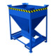 Florian Eichinger Silobehälter 600 Liter enzianblau mit Dosier-Schiebeklappe