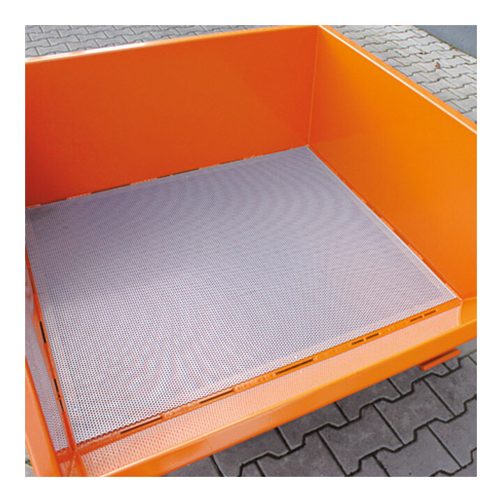 Florian Eichinger Spänebehälter 1500 kg 1000 Liter reinorange