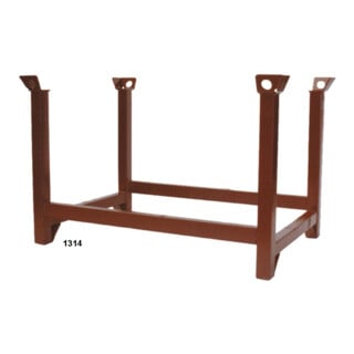 Florian Eichinger Stapelpalette 1500 kg 1500 x 800 x 750 mm schokoladenbraun