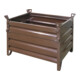 Florian Eichinger Vollwand-Stapelpalette 2000 kg 1200 x 800 x 750 mm schokoladenbraun