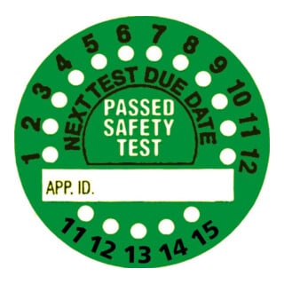 Fluke Geräteaufkleber f.Gutbewertung PASS 560R-02 (VE500)