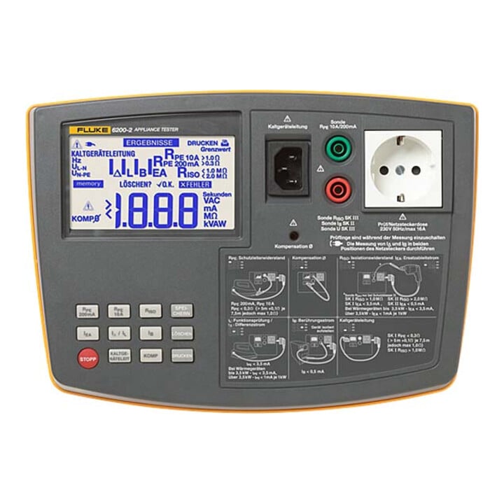Fluke Gerätetester tragbar FLUKE-6200-2 DE