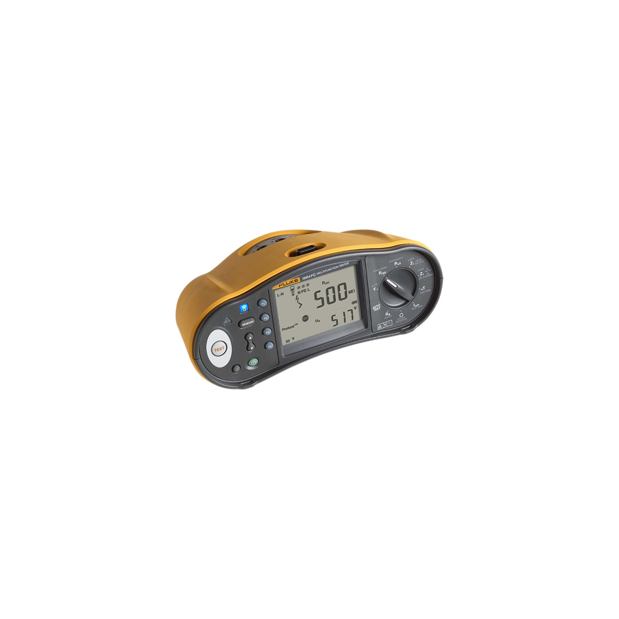 Fluke FLUKE 1664FC DE Installationstester | Installationstester für die Prüfung von elektrischen Anlagen nach DIN VDE 0100 Mit Fluke Connect Funktion