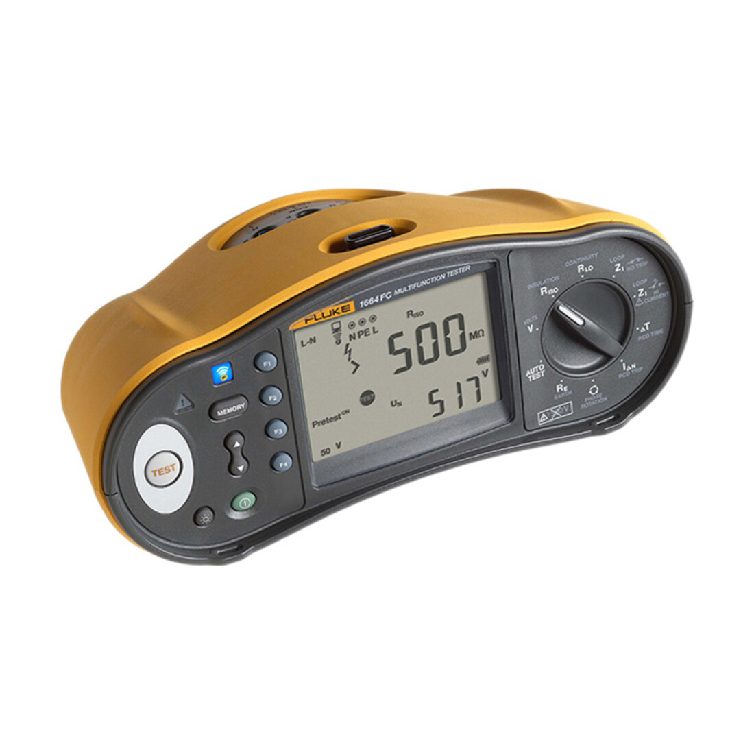 Fluke Installationstester mit ISO Vorabprüfung FLK-1664FC DE