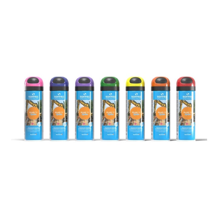 Fluo TP Hydro Baustellenmarkierspray 500ml blau