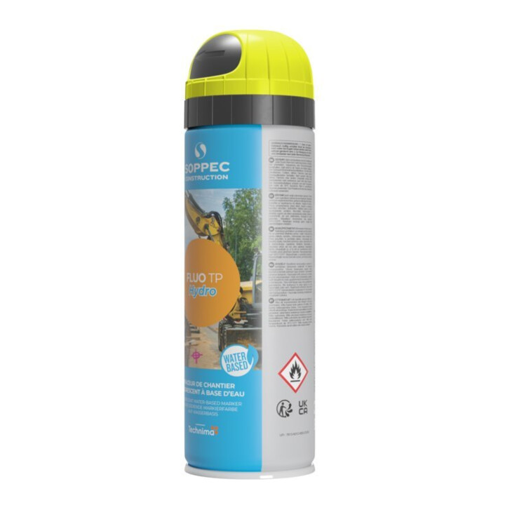 Fluo TP Hydro Baustellenmarkierspray 500ml gelb