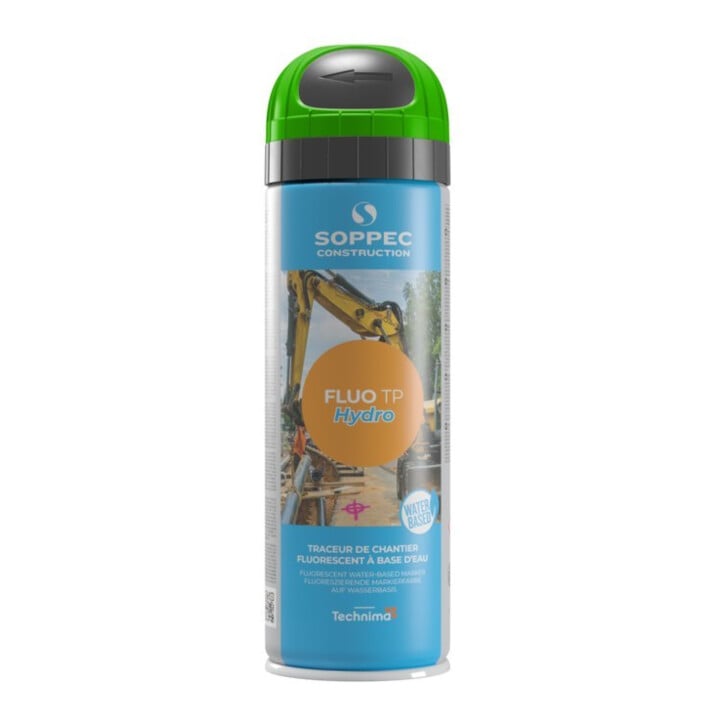 Fluo TP Hydro Baustellenmarkierspray 500ml grün