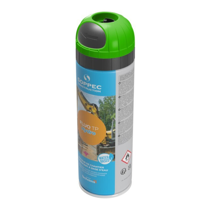 Fluo TP Hydro Baustellenmarkierspray 500ml grün