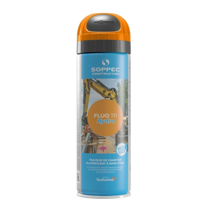 Fluo TP Hydro Bouwplaatsmarkeerspray 500 ml oranje