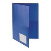 FolderSys Broschürenmappe 10008-40 DIN A4 PP Klarsichttasche blau
