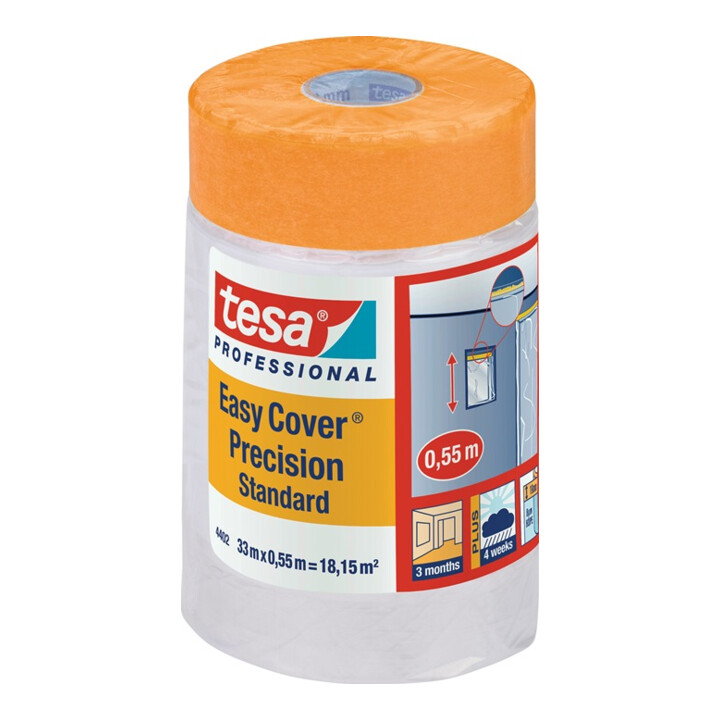 Folienband Easy Cover® 4402 Präzision Stand.L.33m B.550mm Rl.TESA