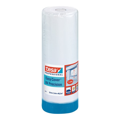 Folienband Easy Cover® 4411 UV Präzision L.33m B.1400mm Rl.TESA