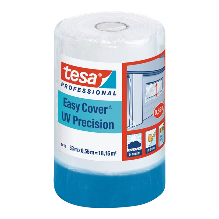 Folienband Easy Cover® 4411 UV Präzision L.33m B.550mm Rl.TESA