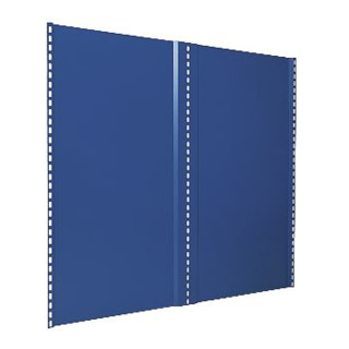Fonds tôlés pour établis l 1000 x H 850 bleu gentiane Bito RAL 5010