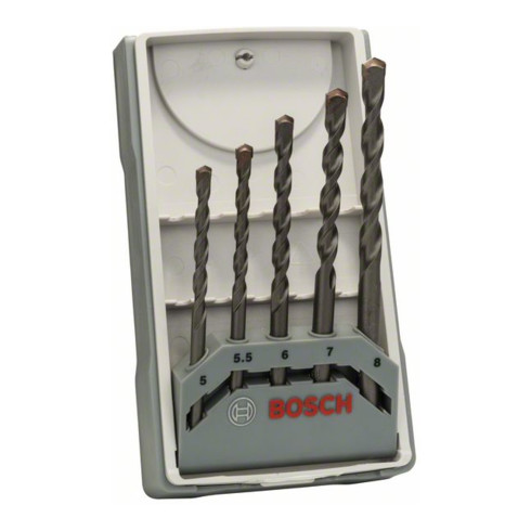 Foret à béton Bosch CYL-3 Set Silver Percussion 5 pièces 5 - 8 mm