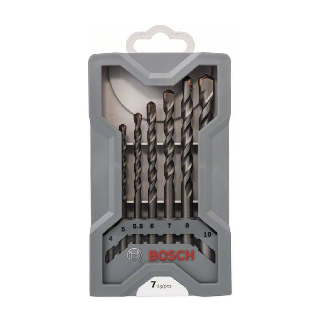 Foret à béton Bosch CYL-3 Set Silver Percussion 7-pièces 4, 5 5,5 6, 7 8, 10 mm