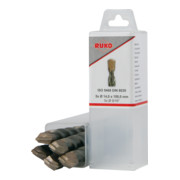 Forets à béton Ruko avec pointe en métal dur et queue cylindrique ISO 5468 - DIN 8039