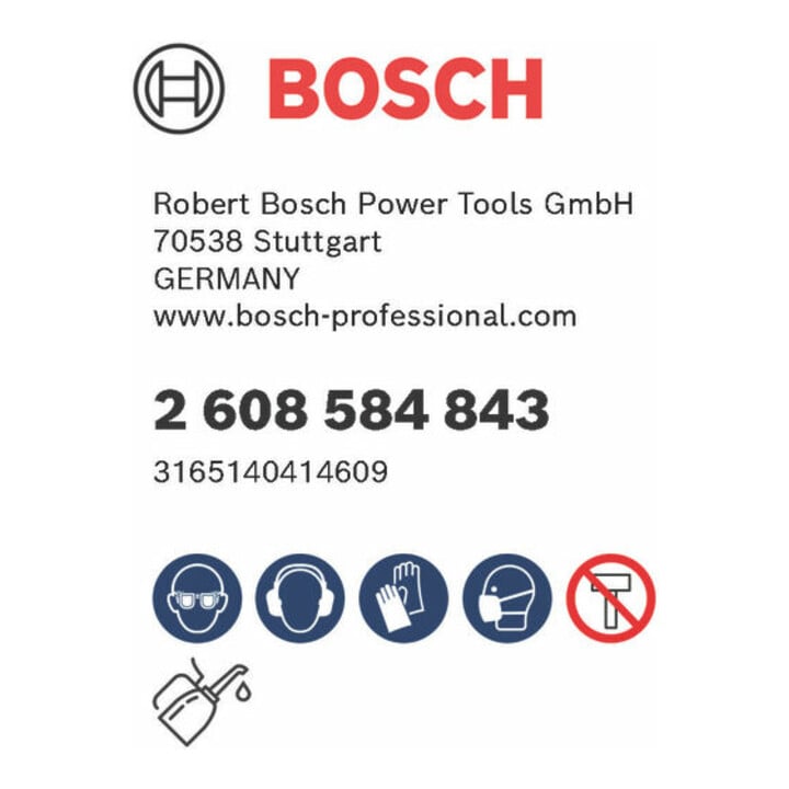 Foret à centrer 1/4po. 6 pans L. 120 mm HSS-Co p. Power-Change-adaptateur BOSCH