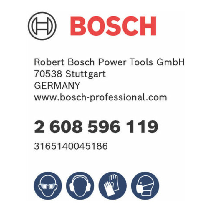 Foret à centrer Bosch HSS-G 102 mm