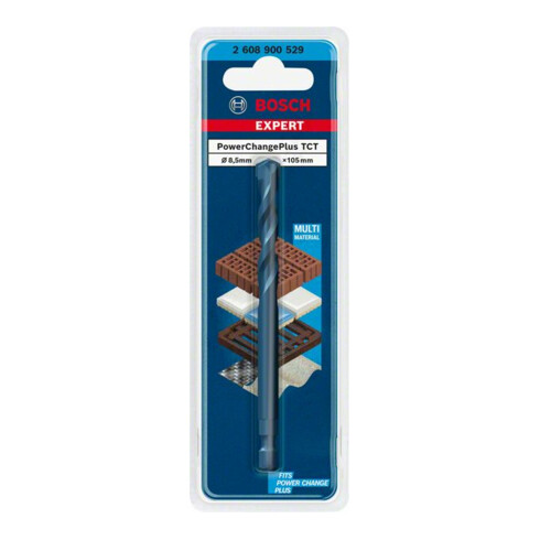 Foret à centrer TCT Bosch Expert Power Change Plus, 8,5 x 105 mm