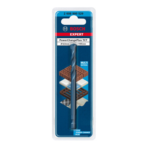 Foret à centrer TCT Bosch Expert Power Change Plus, 8,5 x 105 mm