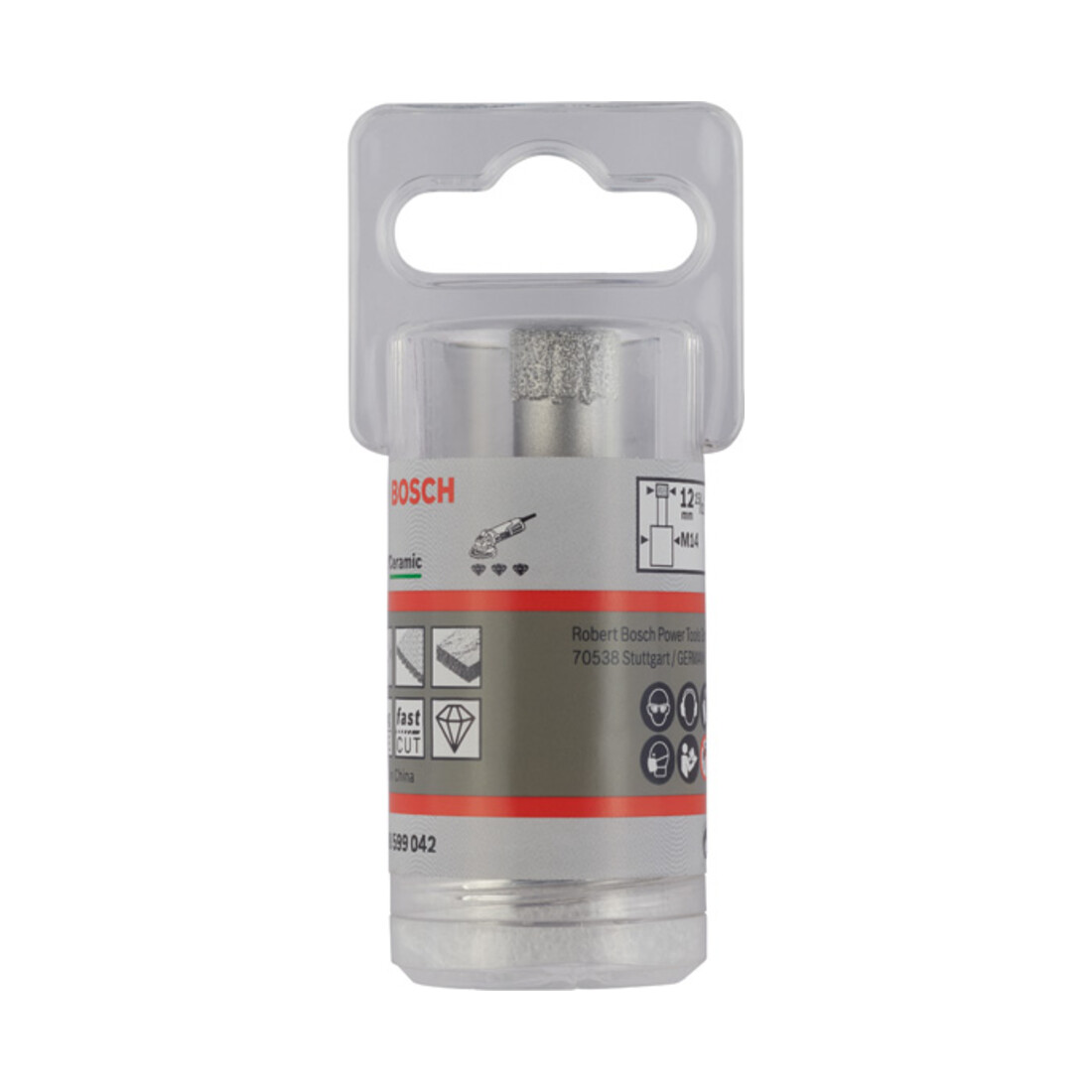 Foret à diamant Bosch Dry Speed, 12 x 30 mm