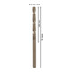 Foret à métaux Bosch HSS-Co DIN 338 3,4 x 39 x 70 mm-5