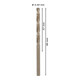 Foret à métaux Bosch HSS-Co, DIN 338, 4,3 x 47 x 80 mm-5