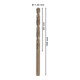 Foret à métaux Bosch HSS-Co DIN 338 7,2 x 69 x 109 mm-5