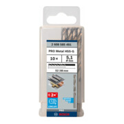 Foret à métaux Bosch HSS-G, DIN 338, 5,1 x 52 x 86 mm-4