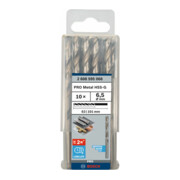 Foret à métaux Bosch HSS-G, DIN 338, 6,5 x 63 x 101 mm-4