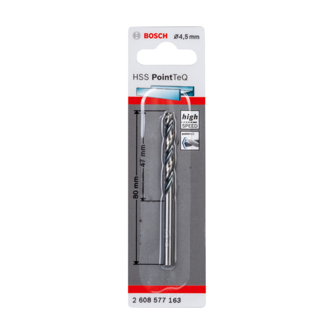 Foret hélicoïdal HSS PointTeQ 9,0 mm