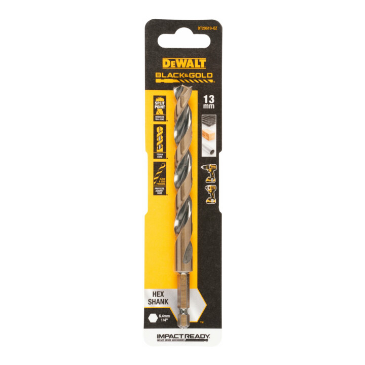 Foret à métaux HSS-G DEWALT, 13 mm, hexagonal
