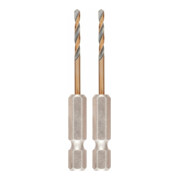 Foret à métaux HSS-G DEWALT, 2x2,5mm, hexagonal-3